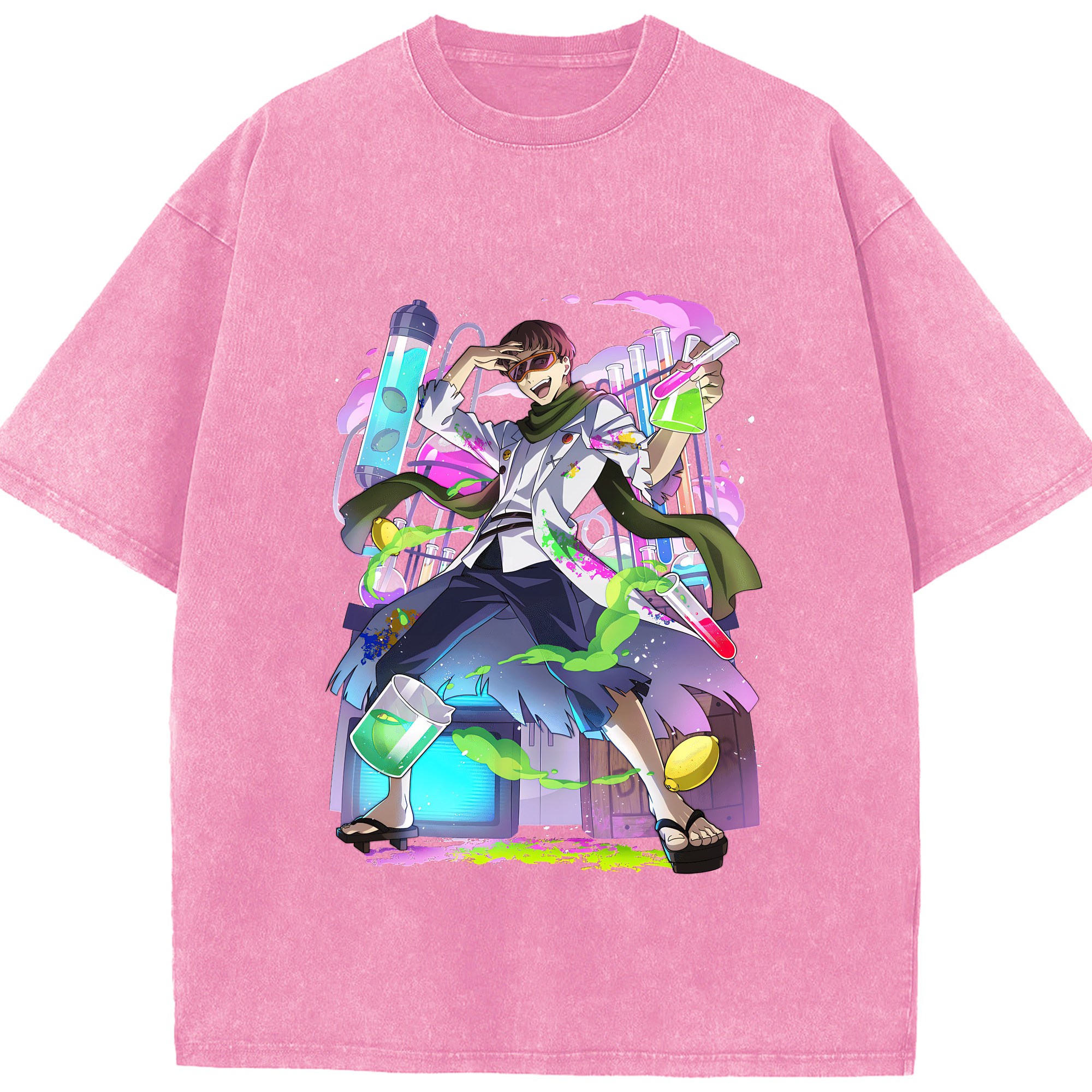 （画像用） 文豪ストレイドッグス Bungo Stray Dogs 綿100% ヴィンテージ風 半袖Tシャツ（フロントプリント）